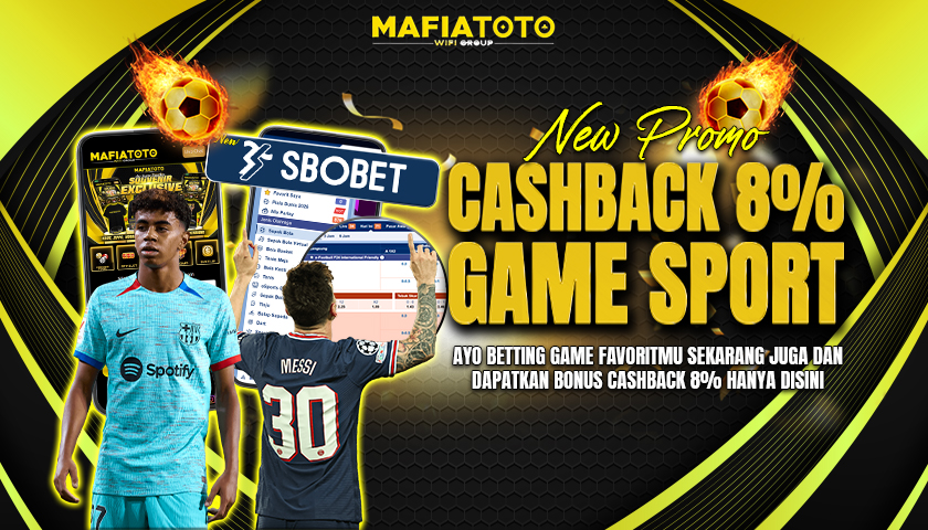 NEW PROMO CASHBACK 8% SBOBET